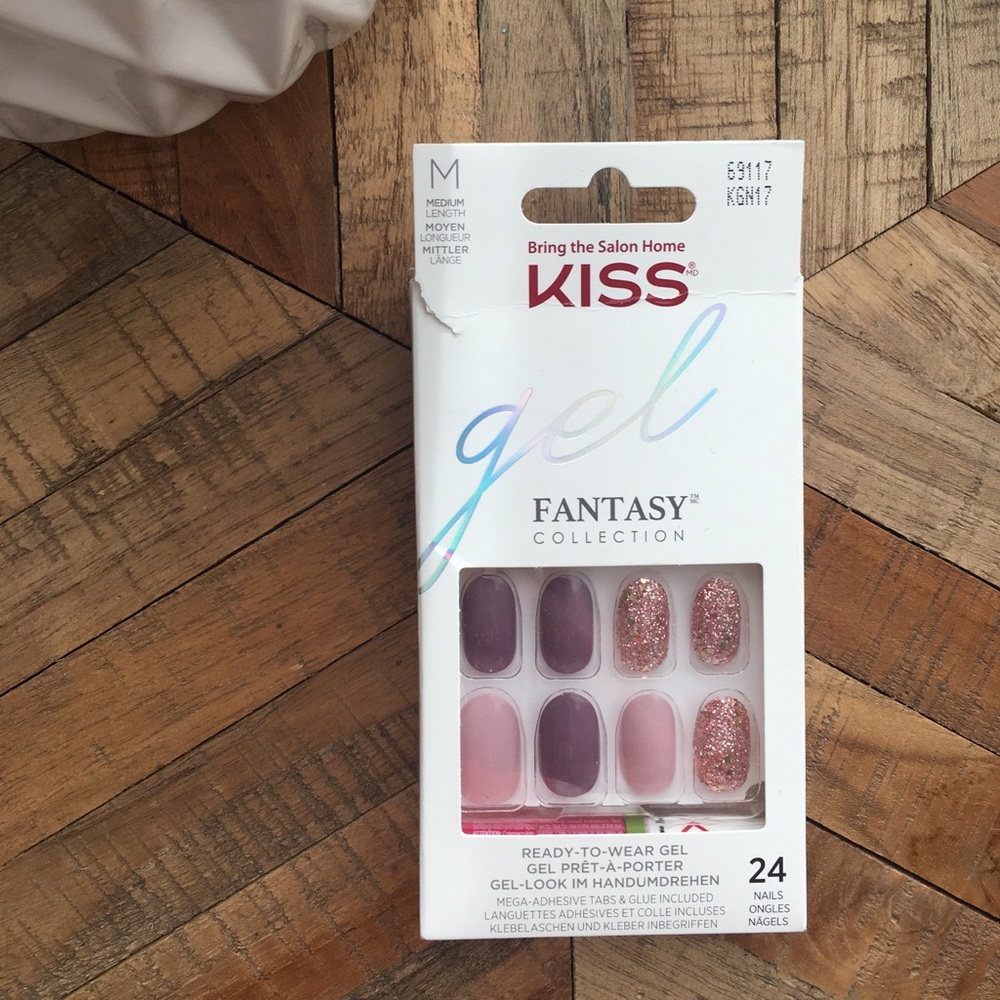 🌸Kiss Gel Fantasy Ready-to-wear-gel nails✨💜